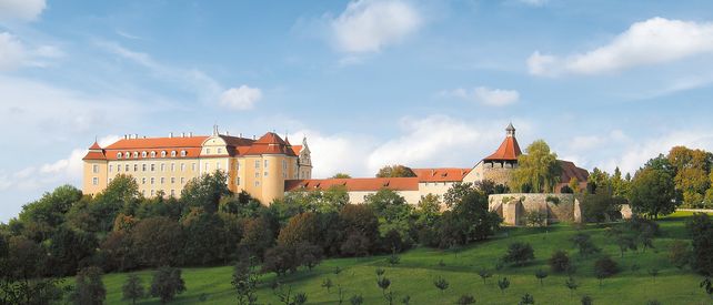 Schloss ob Ellwangen, Außenansicht, Panorama