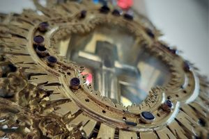 Kloster Heiligkreuztal, Detail, Kreuzreliquie